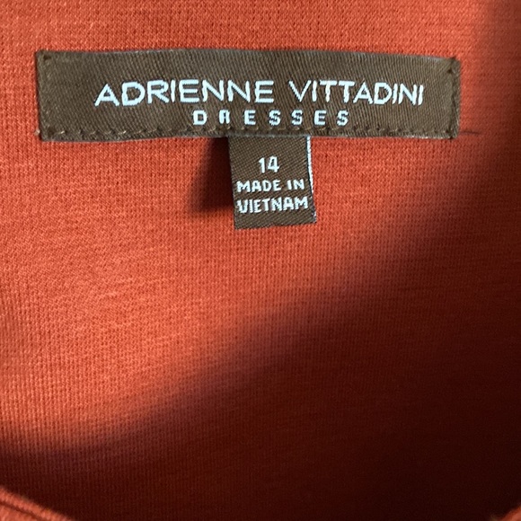 Adrienne Vittadini sz 14 Sleeveless dress, long zipper exposed in back - Picture 2 of 7